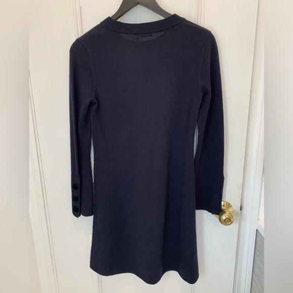 See by Chloe navy wool long sleeve dress. Size small - Picture 2 of 6